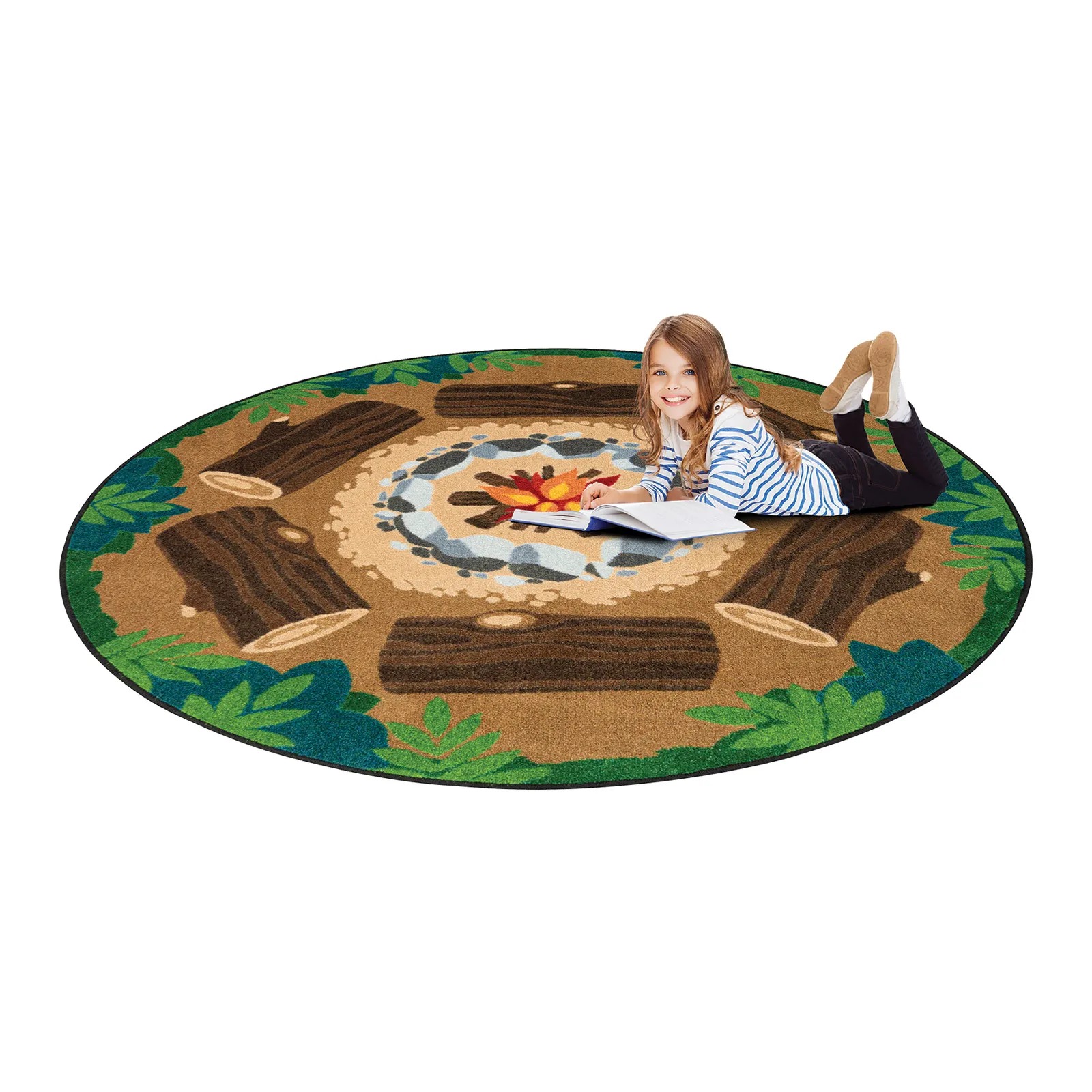 Joy Carpets Campfire Fun Circle Rugs - Image 2