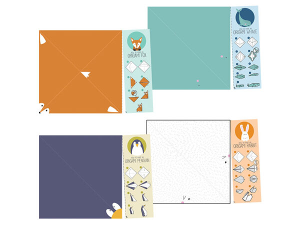 Origami Animal Activity Bookmarks - Set 1