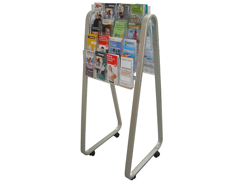 DLE Double-Sided Lit Loc Easel Floor Stands - Image 2