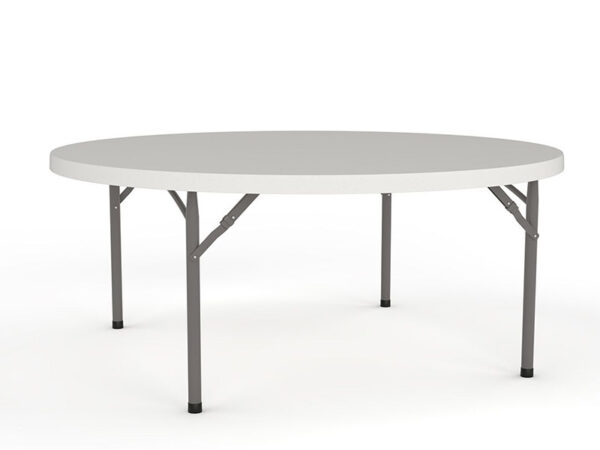 Peak Round Folding Trestle Table