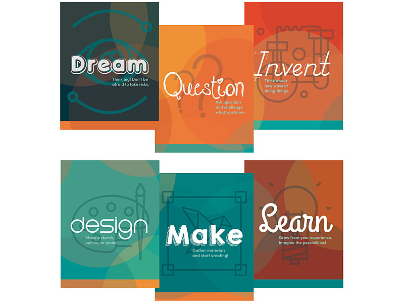 Makerspace Etiquette Mini Poster Set - Image 4