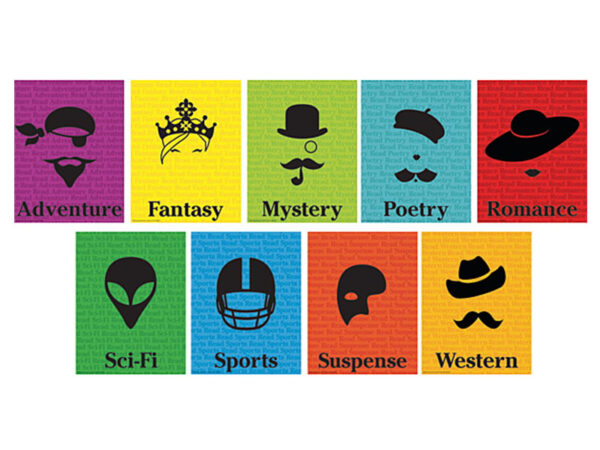 Silhouette Genre Mini Poster Set