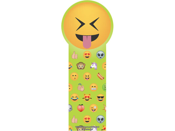 Die-Cut Emoji Faces Bookmarks