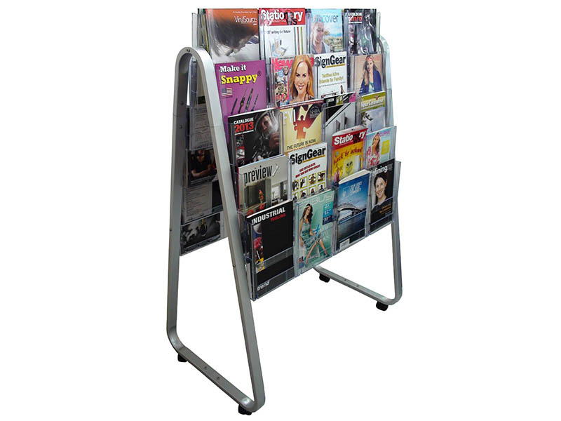A4 Double-Sided Lit Loc Easel Floor Stands - Image 5