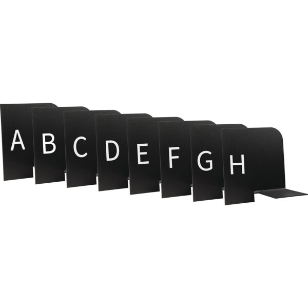 Bookshelf Dividers Mini A-Z Text Only Set