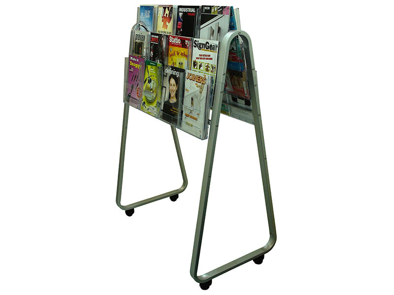 A4 Double-Sided Lit Loc Easel Floor Stands - Image 4