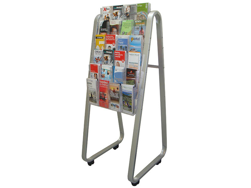 DLE Single-Sided Lit Loc Easel Floor Stands - Image 3