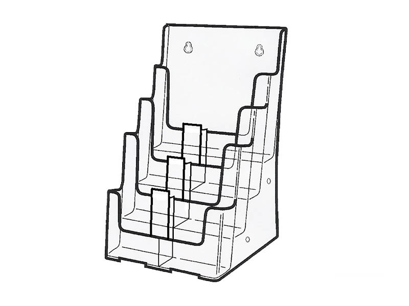 Multi-Tier Brochure Holders Combination - A4/DLE - Image 5